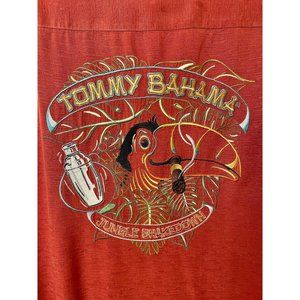 Vintage Collectible Tommy Bahama "Jungle Shakedown" Toucan Embroidered Shirt
